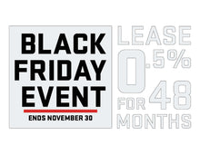 Load image into Gallery viewer, BLACK FRIDAY LOGO WITH OFFER - GMC WINDSHIELD STICKER