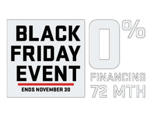 Load image into Gallery viewer, BLACK FRIDAY LOGO WITH OFFER - GMC WINDSHIELD STICKER