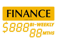 Load image into Gallery viewer, FINANCE OFFER - WINDSHIELD STICKER