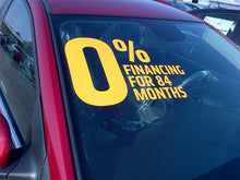 Load image into Gallery viewer, HYUNDAI 0% + TERM WINDSHIELD STICKER 48/60/72/84 MTHS